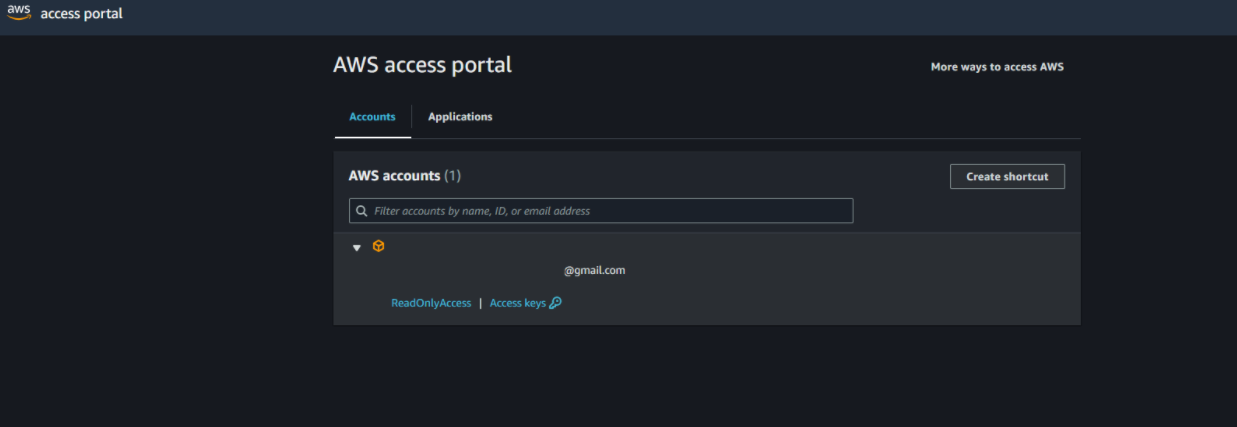 Accessing AWS with granted privileges